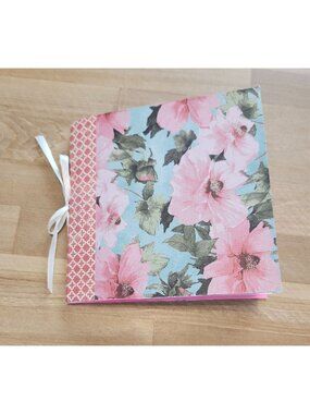 Junk Journal Handmade 96 pages Floral
